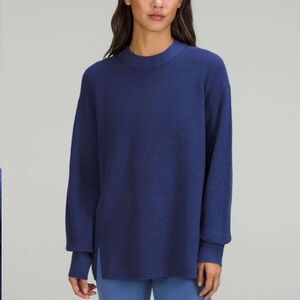 lululemon Merino Wool-Blend Ribbed Crewneck Sweater